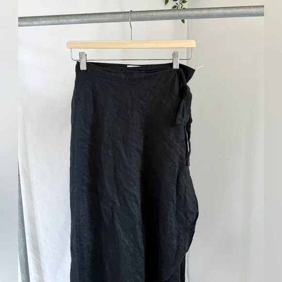 Wilfred linen midi wrap skirt - Picture 3 of 8